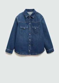 MANGO Koszule I Bluzki*Koszula wierzchnia dżinsowa oversize