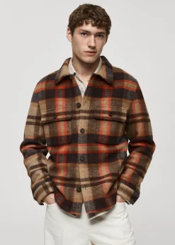 MANGO Kurtki I Koszule Wierzchnie*Koszula wierzchnia flanelowa w kratę