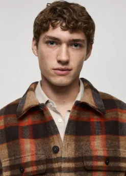 MANGO Kurtki I Koszule Wierzchnie*Koszula wierzchnia flanelowa w kratę