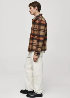 MANGO Kurtki I Koszule Wierzchnie*Koszula wierzchnia flanelowa w kratę