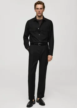 MANGO Kurtki I Koszule Wierzchnie|Koszule*Koszula wierzchnia regular fit z kieszeniami