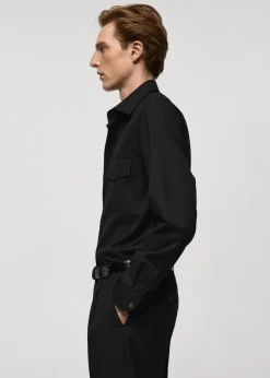 MANGO Kurtki I Koszule Wierzchnie|Koszule*Koszula wierzchnia regular fit z kieszeniami