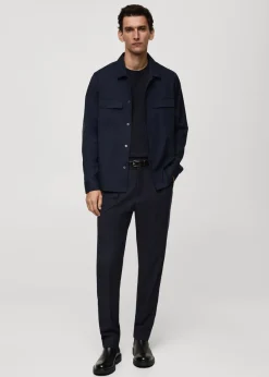 MANGO Kurtki I Koszule Wierzchnie|Koszule*Koszula wierzchnia slim fit z kieszeniami