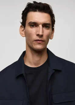 MANGO Kurtki I Koszule Wierzchnie|Koszule*Koszula wierzchnia slim fit z kieszeniami