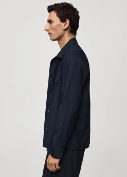 MANGO Kurtki I Koszule Wierzchnie|Koszule*Koszula wierzchnia slim fit z kieszeniami