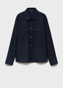 MANGO Kurtki I Koszule Wierzchnie|Koszule*Koszula wierzchnia slim fit z kieszeniami