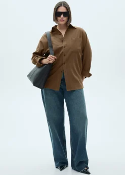 MANGO Koszule I Bluzki*Koszula wierzchnia w prążki