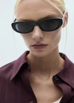 MANGO Koszule I Bluzki*Koszula wierzchnia w prążki