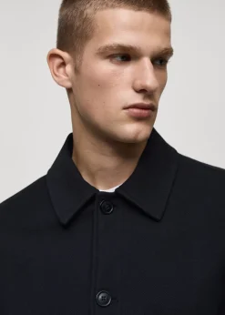 MANGO Kurtki I Koszule Wierzchnie*Koszula wierzchnia z bawełnianego diagonalu z kieszeniami