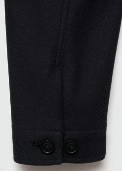 MANGO Kurtki I Koszule Wierzchnie*Koszula wierzchnia z bawełnianego diagonalu z kieszeniami