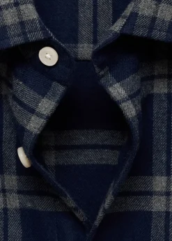 MANGO Koszule*Koszula wierzchnia z flaneli w kratę z 100% bawełny