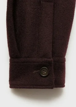 MANGO Kurtki I Koszule Wierzchnie*Koszula wierzchnia z flaneli wełnianej z kieszeniami