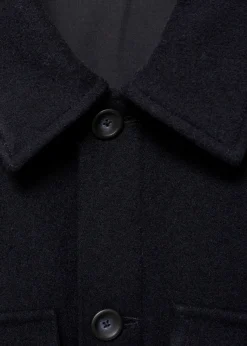 MANGO Kurtki I Koszule Wierzchnie*Koszula wierzchnia z flaneli z mieszanki wełny