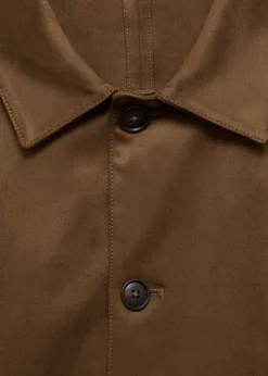 MANGO Kurtki I Koszule Wierzchnie*Koszula wierzchnia z imitacji zamszu z kieszeniami