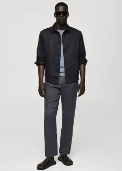 MANGO Kurtki I Koszule Wierzchnie*Koszula wierzchnia z mieszanki tencelu i lnu