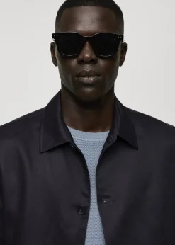 MANGO Kurtki I Koszule Wierzchnie*Koszula wierzchnia z mieszanki tencelu i lnu