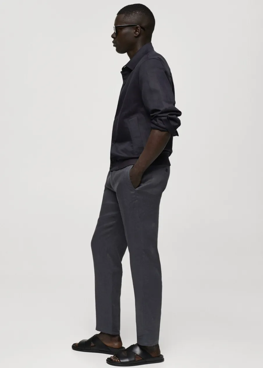 MANGO Kurtki I Koszule Wierzchnie*Koszula wierzchnia z mieszanki tencelu i lnu