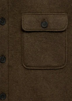 MANGO Kurtki I Koszule Wierzchnie|Koszule*Koszula wierzchnia z mieszanki wełny z kieszeniami