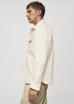 MANGO Kurtki I Koszule Wierzchnie|Koszule*Koszula wierzchnia ze sztruksu z kieszeniami