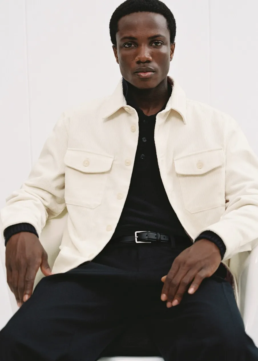 MANGO Kurtki I Koszule Wierzchnie|Koszule*Koszula wierzchnia ze sztruksu z kieszeniami