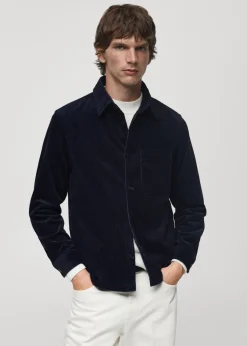 MANGO Koszule*Koszula wierzchnia ze sztruksu z kieszenią
