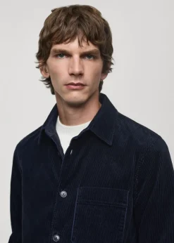 MANGO Koszule*Koszula wierzchnia ze sztruksu z kieszenią