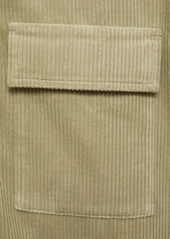 MANGO Kurtki I Koszule Wierzchnie*Koszula wierzchnia ze sztruksu z kieszeniami