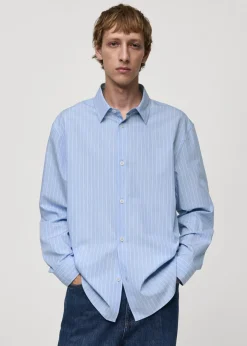 MANGO Koszule*Koszula z 100% bawełny w paski