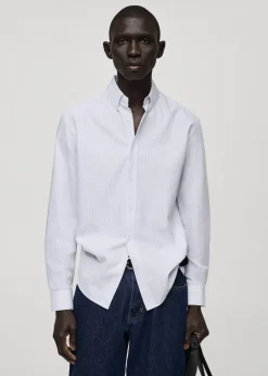 MANGO Koszule*Koszula z 100% bawełny w paski kodak