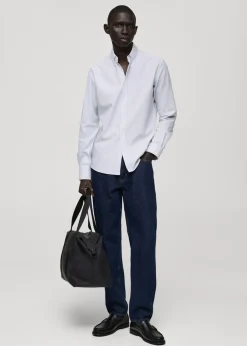 MANGO Koszule*Koszula z 100% bawełny w paski kodak