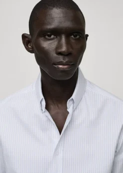 MANGO Koszule*Koszula z 100% bawełny w paski kodak