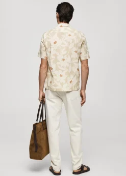 MANGO Koszule*Koszula z 100% bawełny z hawajskim wzorem
