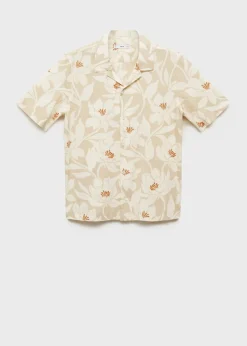 MANGO Koszule*Koszula z 100% bawełny z hawajskim wzorem