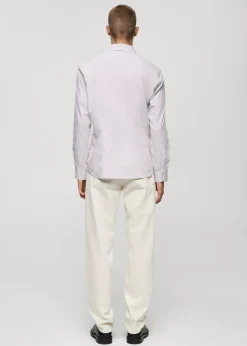 MANGO Koszule*Koszula z 100% bawełny z nadrukiem w paski