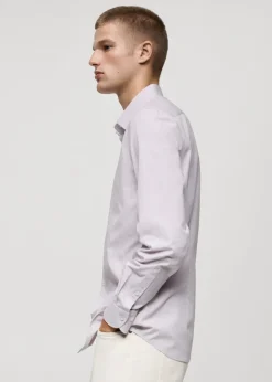 MANGO Koszule*Koszula z 100% bawełny z nadrukiem w paski