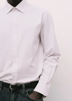 MANGO Koszule*Koszula z 100% bawełny z nadrukiem w paski