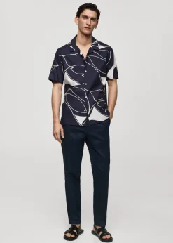 MANGO Koszule*Koszula z 100% bawełny z nadrukiem