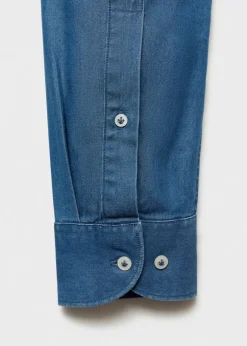 MANGO Koszule*Koszula z batystu z 100% bawełny