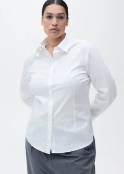 MANGO Koszule I Bluzki*Koszula z bawełny o taliowanym kroju