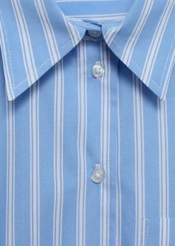 MANGO Koszule I Bluzki*Koszula z bawełny w paski