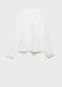 MANGO Koszule I Bluzki*Koszula z bufiastymi rękawami