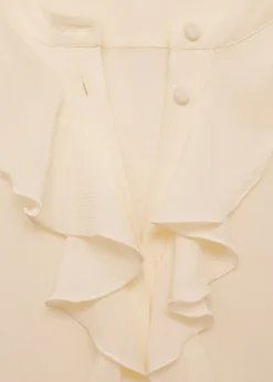 MANGO Koszule I Bluzki*Koszula z długim rękawem i falbankami