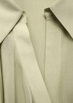 MANGO Koszule I Bluzki*Koszula z falbankami i kopertowym zapięciem