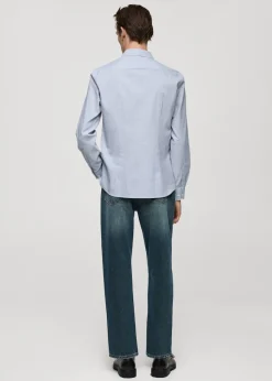 MANGO Koszule*Koszula z flaneli z 100% bawełny w paski kodak