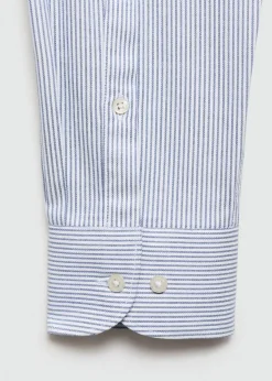 MANGO Koszule*Koszula z flaneli z 100% bawełny w paski kodak