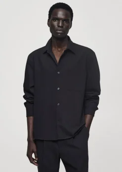 MANGO Koszule*Koszula z kieszenią regular fit