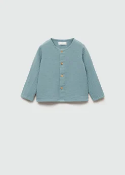 Dzieci MANGO Koszule|Koszule*Koszula z kreszowanej bawełny