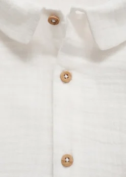 Dzieci MANGO Koszule|Koszule*Koszula z kreszowanej bawełny