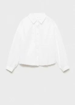 Dzieci MANGO Koszule I Bluzki*Koszula z kreszowanej bawełny