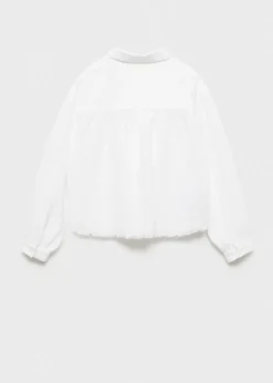 Dzieci MANGO Koszule I Bluzki*Koszula z kreszowanej bawełny